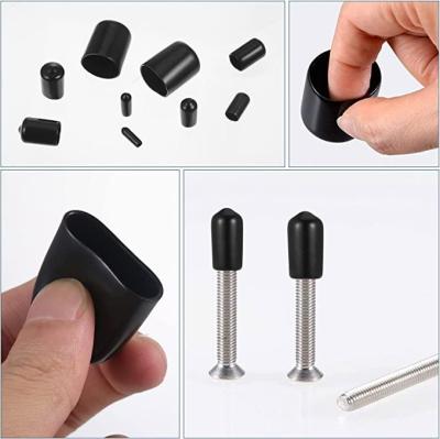 156 Pieces End Tube Pipe Bar Cap Removable Bar Cover Replacement Protector Waterproof Dust-proof Temperature-resistant Stopper