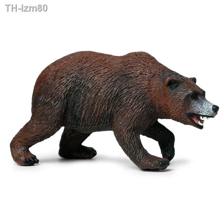 ของขวัญ-simulation-model-of-solid-wildlife-world-toy-bear-children-grizzly-hands-do-furnishing-articles