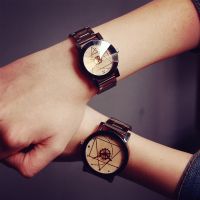 【Hot Sale】 South Korea ulzzang retro steel belt waterproof Korean fashion student quartz watch pair tide