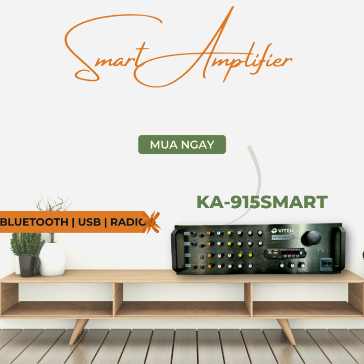 [Vitek] Amply Karaoke thông minh KA915SMART có Bluetooth Lazada.vn