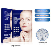 18 patches-Micro-needle Pimple Patch for Acne Spot Blemishes Treatment Hyaluronic Acid Skin Trouble Cure