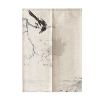 Traditional Chinese Ink Style Door Curtain Japanese Noren Feng Shui Door Curtain