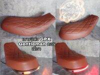 เบาะgpx gentleman (เหมาะสำหรับรถมอเตอรฺไซต์สไตล์วินเทจ) รุ่นgpx gentleman200cc งานเบาะตรงรุ่น gpx gentleman200ccและเหล็กท้ายยูฝั่งไฟเส้น