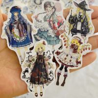 55PCS Cute Lolita Girl Stickers 02 DIY Scrapbooking Journal Collage Phone Diary Album Happy Plan Gift Seal Decoration