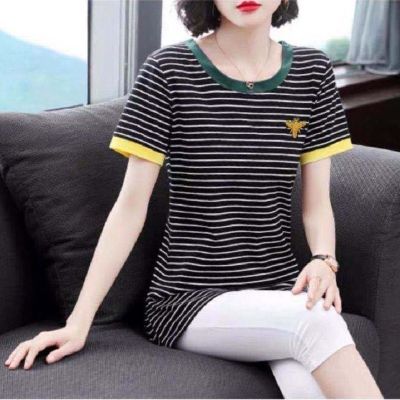 New Fashion Summer T Shirt Woman Short Sleeve Oversized T-shirt Woman Korean Style Plus Size Shirt O Neck Women Shirts