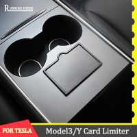 it5dg Car Start Card Key Trim Frame Holder Fixer Limiting Sticker For Tesla Model 3 Y 2018-2022 Accessories