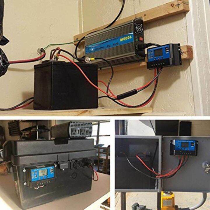 mppt-solar-charge-controller-12v-24v-lcd-display-โซลาชาร์จเจอร์-ควบคุมการชาร์จพลังงานแสงอาทิตย์แบบ-dual-usb-รุ่น-60a-yaya