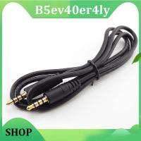 B5ev40er4ly SHOP B5ev40er4ly SHOP 3.5mm Male to Male 4Pole Stereo Extension Cable Cord AUX Microphone Earphone Audio Adapter for Smartphones Tablet