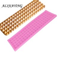 1Pcs Lace mat Silicone Mold Sugarcraft Cake Decorating Tools gem Fondant Chocolate Molds Cake Onlay Border Embosser Mold D0876 Bread Cake  Cookie Acce