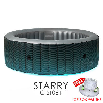 MSpa STARRY Inflatable Outdoor Spa Hot Tub Jacuzzi  6 Person C-ST062อ่างสปา น้ำวน น้ำอุ่น