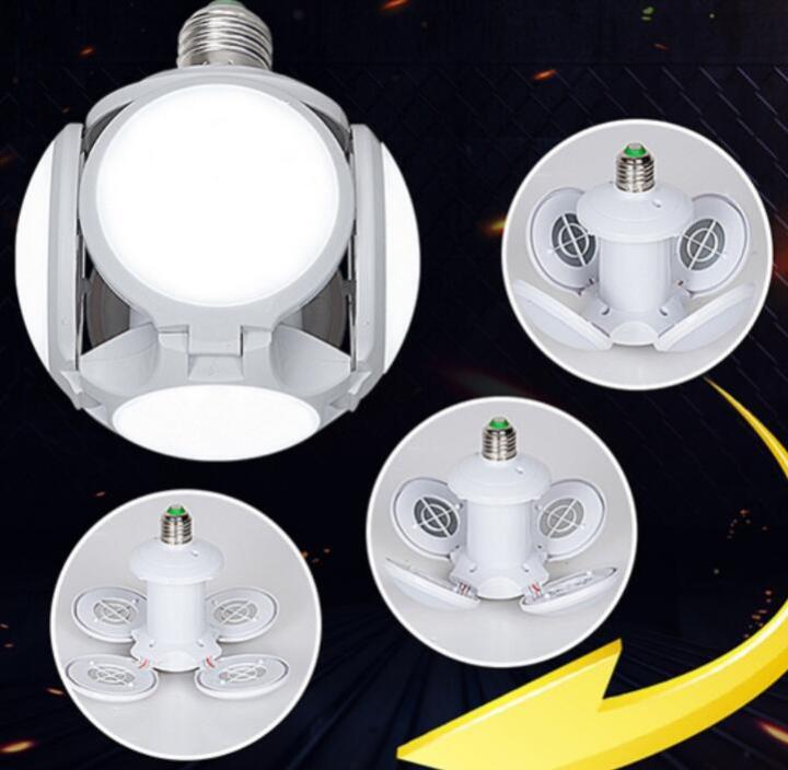 new-gaqiugua6-หลอดไฟ-led-รูปยูเอฟโอรูปฟุตบอลพับได้-ac85-265v-30w-พร้อมหลอดไฟความสว่างสูง5ใบที่สามารถปรับได้