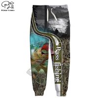 Fishing 3D All Over Printed Casual Mens Trousers 2021 New Fashion Streetwear Autumn Loose Sports Pants Style-F01