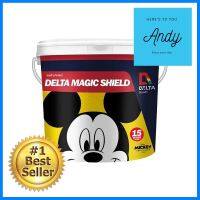 สีน้ำทาภายใน DELTA MAGIC SHIELD #00 BASE D กึ่งเงา 2.5 แกลลอนWATER-BASED INTERIOR PAINT DELTA MAGIC SHIELD #00 BASE D SEMI-GLOSS 2.5GAL **สอบถามเพิ่มเติมได้จ้า**