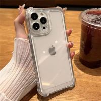 เคสโปร่งใสกันกระแทกสุดๆสำหรับ iPhone 14 13 12 11 Pro Max X Xs XR Max 7 8 Plus SE กันกระแทกรุนแรงแอร์เคสโทรศัพท์ฝาครอบป้องกัน