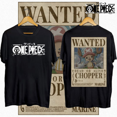 2023 COD เสื้อ One Piece Monkey D Luffy - Chopper - Nico Robin - Zoro เสื้อยืดแฟชั่นผู้หญิง พิมพ์ลาย คอกลม Oversize tee S-5XL