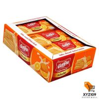 บิสชิน เวเฟอร์ ไส้ครีมกลิ่นส้ม 29 กรัม แพ็ค 12 [Bischin Vafers, Orange Cream Filling 29 grams, Pack 12]