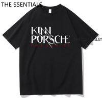 【Mens clothing】 KinnPorsche ชุดเสื้อยืดผู้หญิง/ผู้ชายความงามกราฟิก O Versize เสื้อยืดผ้าฝ้าย U Nisex มังงะ Kinn และ Porshce เสื้อที