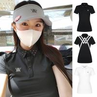 ANEW golf clothes ladies summer T-shirt sports slim all-match short-sleeved polo shirt breathable elastic golf clothes UTAA J.LINDEBERG PEARLY GATES  Amazingcre✴✖