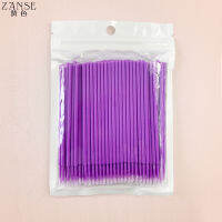 ร้อน ZANSE100pcs ทิ้งไมโครแปรงต่อขนตา Swabs สินบนขนตาทำความสะอาดกำจัดไม้กวาดแต่งหน้าเครื่องมือสำหรับความงาม