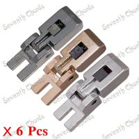 WK-6 Pcs Tremolo Bridge Locked String Saddle for Electric Guitar Replacement part/ without Hex Screw - 3Color For choose