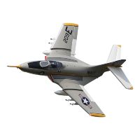 Freewing RC Airplane PNP F9F-8 80มม. พร้อมเซอร์โวไจโรโมเดลเครื่องบิน EDF แผงควบคุมระยะไกลด้วยสัญญาณไฟฟ้างานอดิเรก