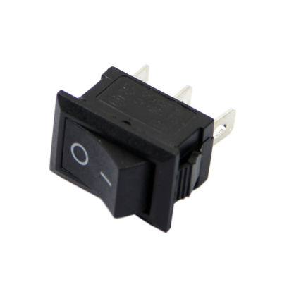 Terminal Snap-In On-Off Boat Switch Black Rocker 3 Pin AC 6A/250V 10A/125V