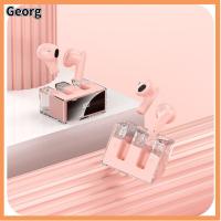 GEORG 5.3บลูทูธ ชุดหูฟังไร้สาย เคสชาร์จไฟ สเตอริโอ หูฟังเกม โปร่งใสโปร่งใส อินเอียร์ หูฟังแบบสปอร์ต สากลสากลสากล