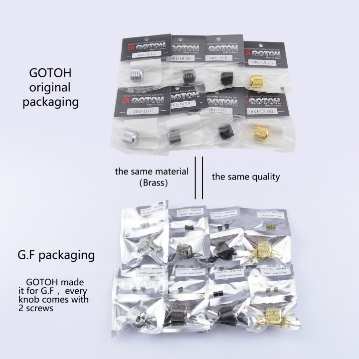 gotoh-vk1-18-vk1-19โดมลูกบิดโลหะสำหรับกีตาร์ไฟฟ้าเบส-jp-ของแท้