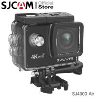 ❋SJCAM SJ4000 Air 4K Action Camera Wifi Air สีดำ กล้องกันน้ำ 30 เมตร กล้องติดหมวกกันน๊อค ประกัน 1ปี กล้องแอคชั่น Web Cam♗