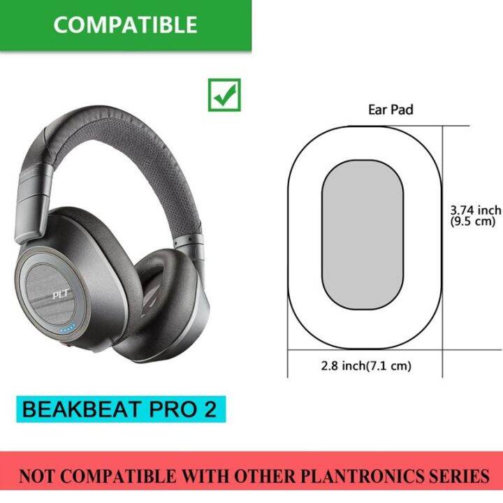 เบาะที่ครอบหูสำหรับ-plantronics-voyager-8200-uc-plantronics-backbeat-swr-048อะไหล่แผ่นรองหูฟังสำหรับเล่นเกมชุดหูฟังไร้สาย-pro2