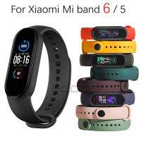 สายนาฬิกาข้อมือ ซิลิโคน แบบสปอร์ต สำหรับ Xiaomi Mi band 5 6 QC7311420