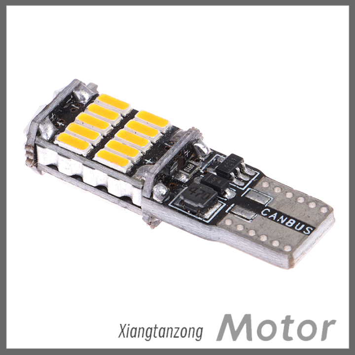 xiangtanzong-หลอดไฟแบบกว้าง-led-t10-w5w-หลอดไฟ-led-4014-26smd-1200lm-โคมไฟกว้างไฟอ่านหนังสือ1ชิ้น