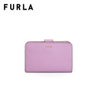 FURLA กระเป๋าสตางค์ผู้หญิง รุ่น BABYLON M COMPACT WALLET ALLIUM+PERLA e int.