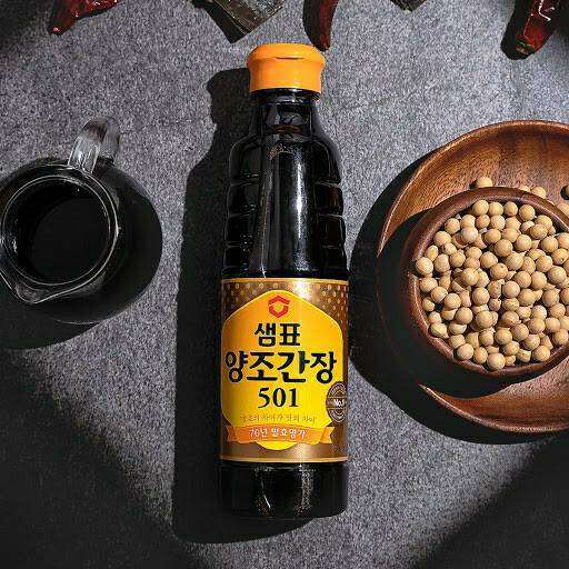 ซอสถั่วเหลืองเกาหลี-ซอสทำอาหารเกาหลี-sempio-naturally-brewed-500ml-501