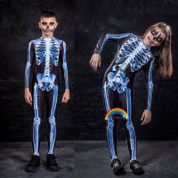 2020 Halloween Party Skull Skeleton Costumes Kids Child Scary Monster Demon Devil Ghost Grim Reaper Costume for Boys Girls