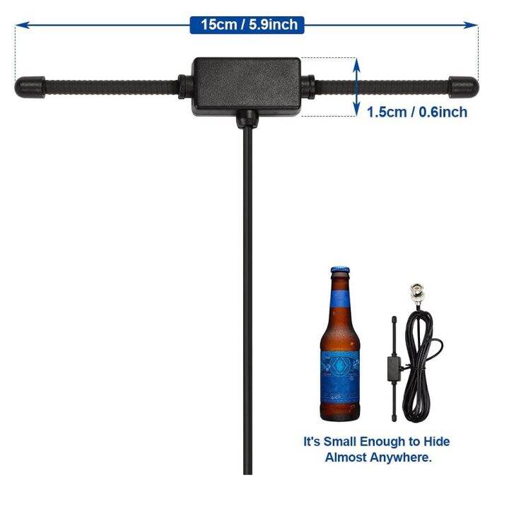 vhf-uhf-car-truck-police-scanner-adhesive-mount-antenna-vehicle-ham-radio-amateur-radio-mobile-scanner-bnc-male-dipole-antenna