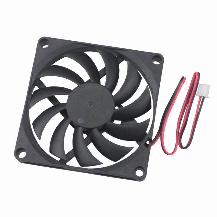 50pcs-gdstime-8010-dc-5v-2-pin-80mm-8cm-80x80x10mm-dual-ball-bearing-pc-computer-case-cooling-fan-cooler-radiator-cooling-fans