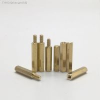 ℗ 5/10/20/50pcs Brass M2 M2.5 M3 M4 M5 Copper Hex Standoff Hexagon Pillar M-F Male-Female Female Spacer for PCB Board Motherboard