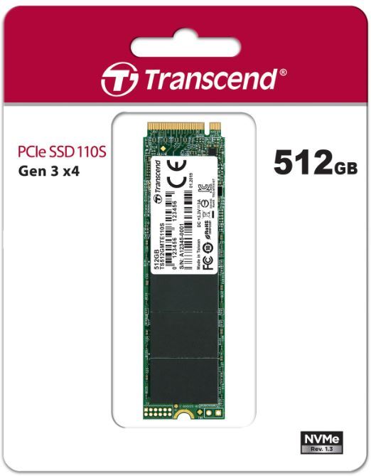 Transcend Authorised Distributor Transcend 110s Nvme Pcie Gen3 X4 Ssd 256gb 512gb 1tb 0125