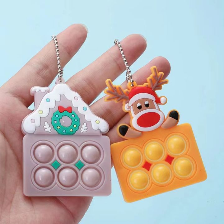 bv-amp-bv-พร้อมส่งในไทย-x02-ของเล่น-decompression-christmas-bubble-squeeze-board-kid-ผู้ใหญ่-interactive-sensory-toy