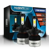 Nighteye H4 HB2 9003 ชุดไฟหน้า LED 3 ด้าน 72 วัตต์ 9000LM Hi / Lo 6500K