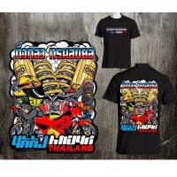 2023 newDaeng Sai4 Cha Rama Safe Racewear NGO Thailook T-shirt Thai T-shirt COTTON Rubberized Print