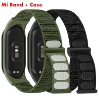 Nylon loop Mi band 4 5 6 Strap Replacement Soft Adjustable Wrist Watchband Pulsera correa For Xiaomi Mi band 3 4 5 6 7 Bracelet Straps