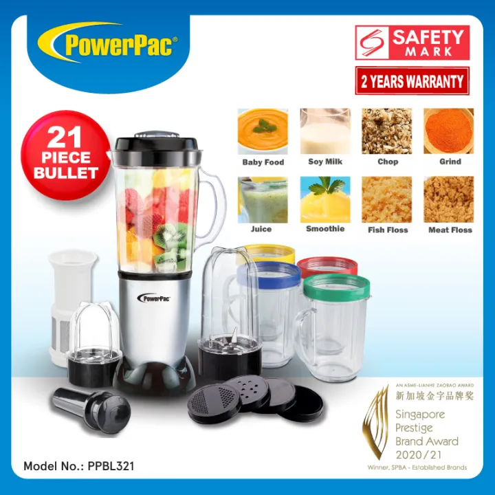 21 Piece Bullet Blender (PPBL321) - PowerPacSG