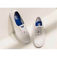 keds TRIPLE SEASONAL SOLIDS WHITE WF49946 รองเท้าผ้าใบ ลําลอง แฟชั่นสำหรับ 3 ฤดูกาล