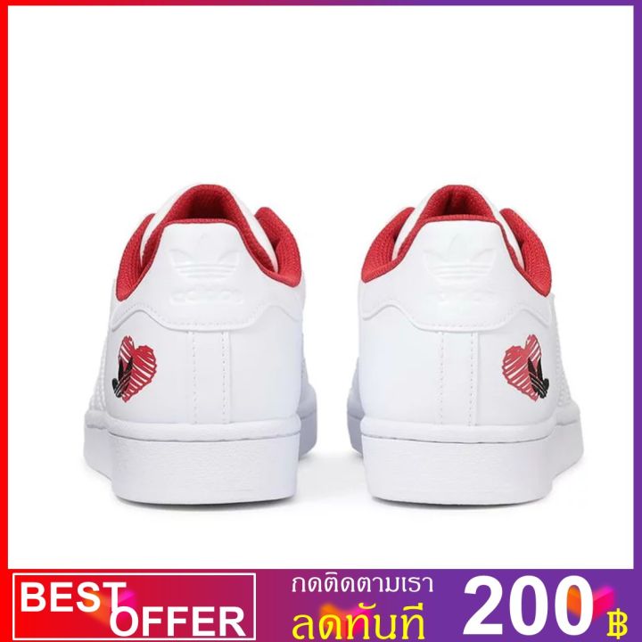 a-d-i-d-a-s-originals-superstar-white-red-men-unisex-casual-lifestyle-shoes-gw4416-ถูกสุดพร้อมโปรโมชั่นและสวนลด-สินค้ามีจำนวนจำกัด-สินค้ามีจำนวนจำกัด