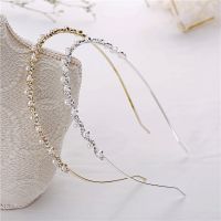 【YF】 1PCS  Diamond Hairband Women Children Inlaid Pearl Fashion Hair Bands Headband Gold Silver Girls HeadWear