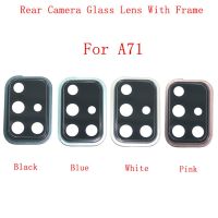 【CW】 Rear Back Camera Lens Glass with Metal Frame Holder For Samsung A71 A715F A51 A515F A31 A315F Replacement Repair Spare Parts