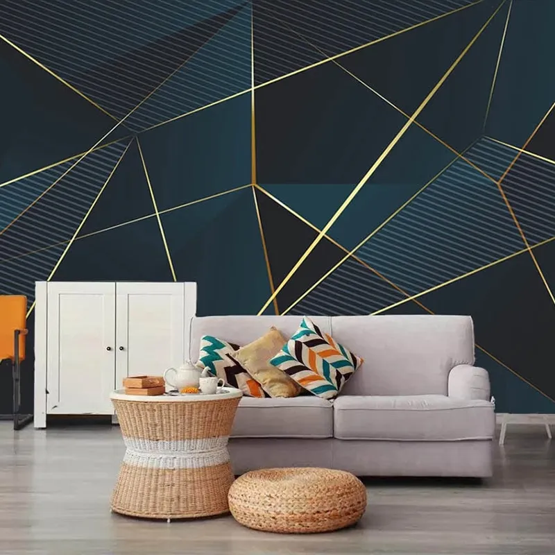 10M Luxury 3D Wallpaper Home Modern Wallpaper Livingroom Bedroom Wall Rolls  | Shopee Malaysia