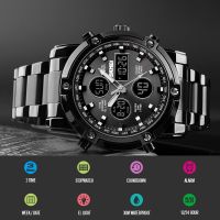 ☃♠○ SKMEI Men Analog Stainless Strap Watch Fashion Sports Waterproof Wristwatches